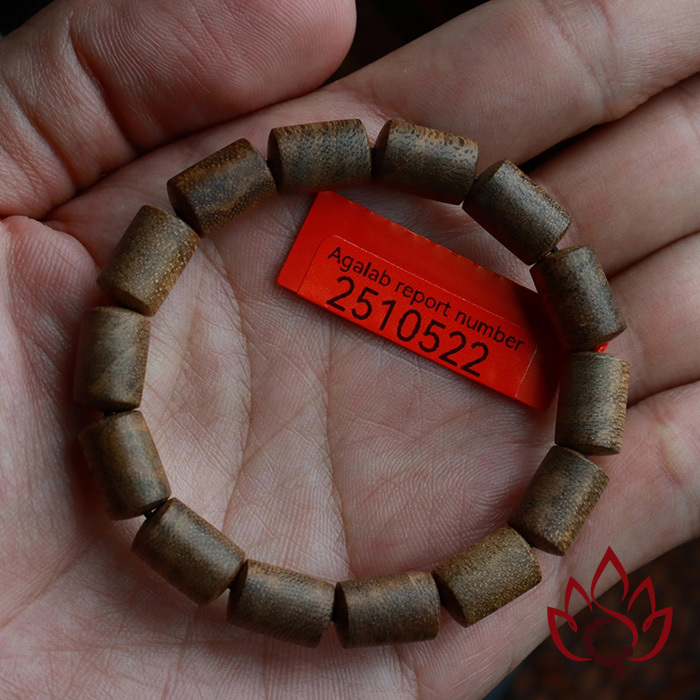 Vòng Trầm Hương Lu Thống | 8 Ly | Trầm Tốc Kiến Tự Nhiên Lâu Năm